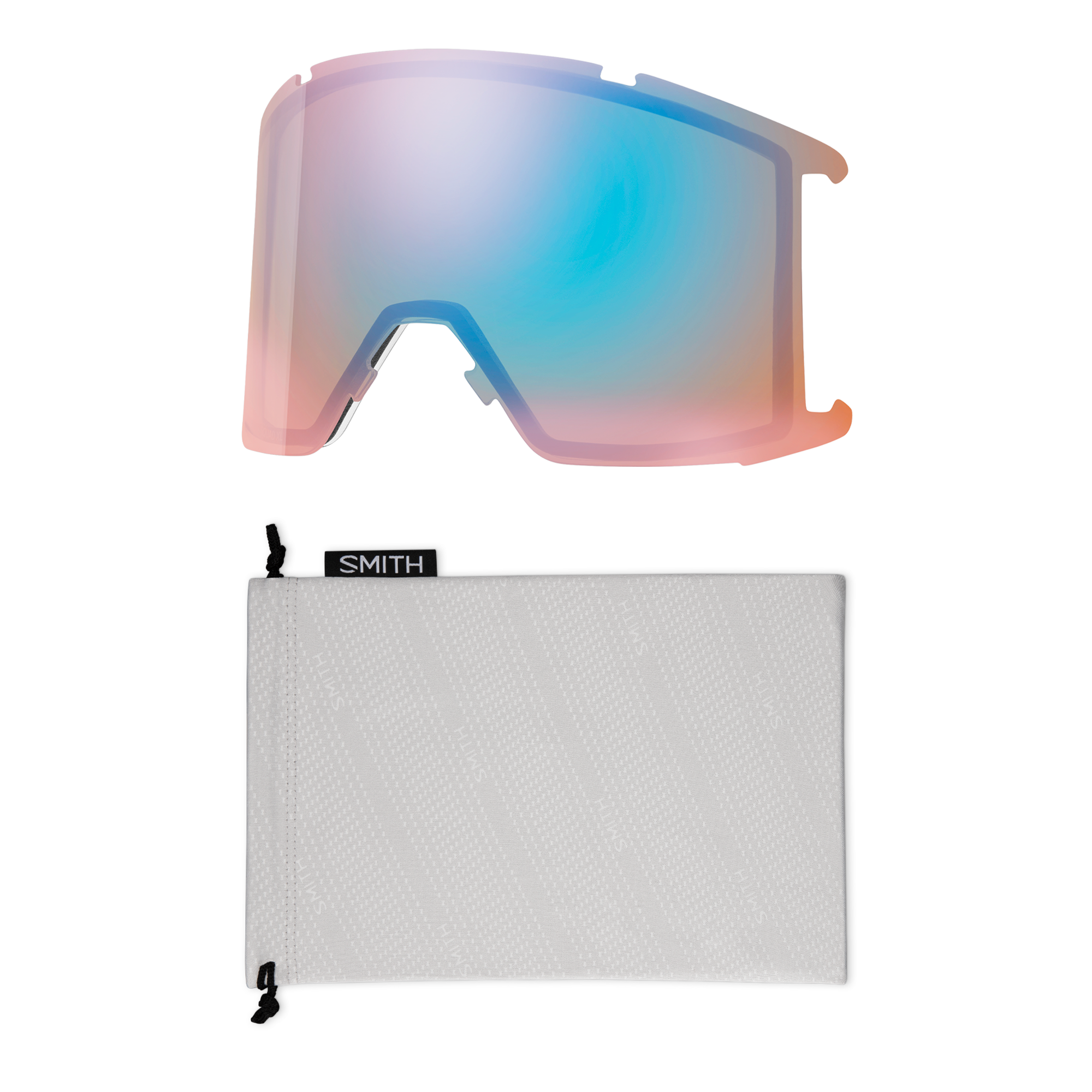 Squad XL Low Bridge Fit, Coyote Pow Hunter + ChromaPop™ Sun Black Gold Mirror Lens, hi-res